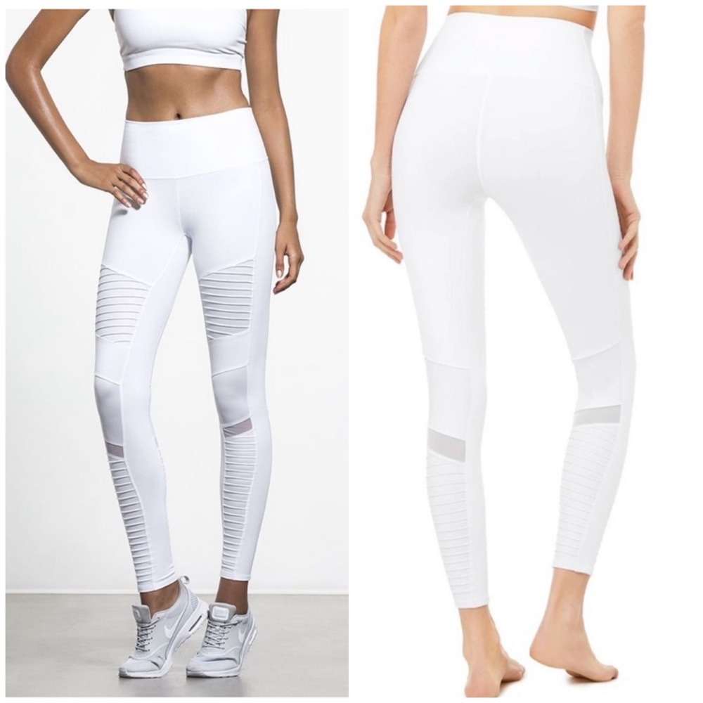 NWT Alo Full Length High Waist Moto Legging
